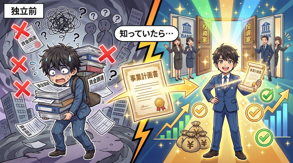 独立前に知りたかった…事業計画書の作成があなたの資金調達を楽にする本当の理由