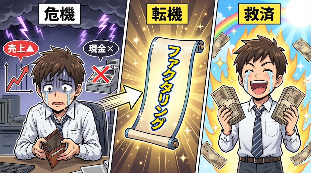 【実録】売上はあるのにお金がない…僕が黒字倒産の危機をファクタリングで乗り越えた話
