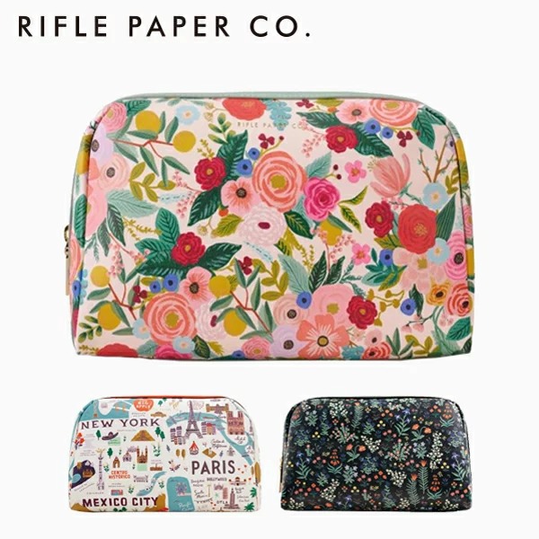 RIFLE PAPER CO. ライフルペーパー Large Cosmetic Pouch コスメポーチ